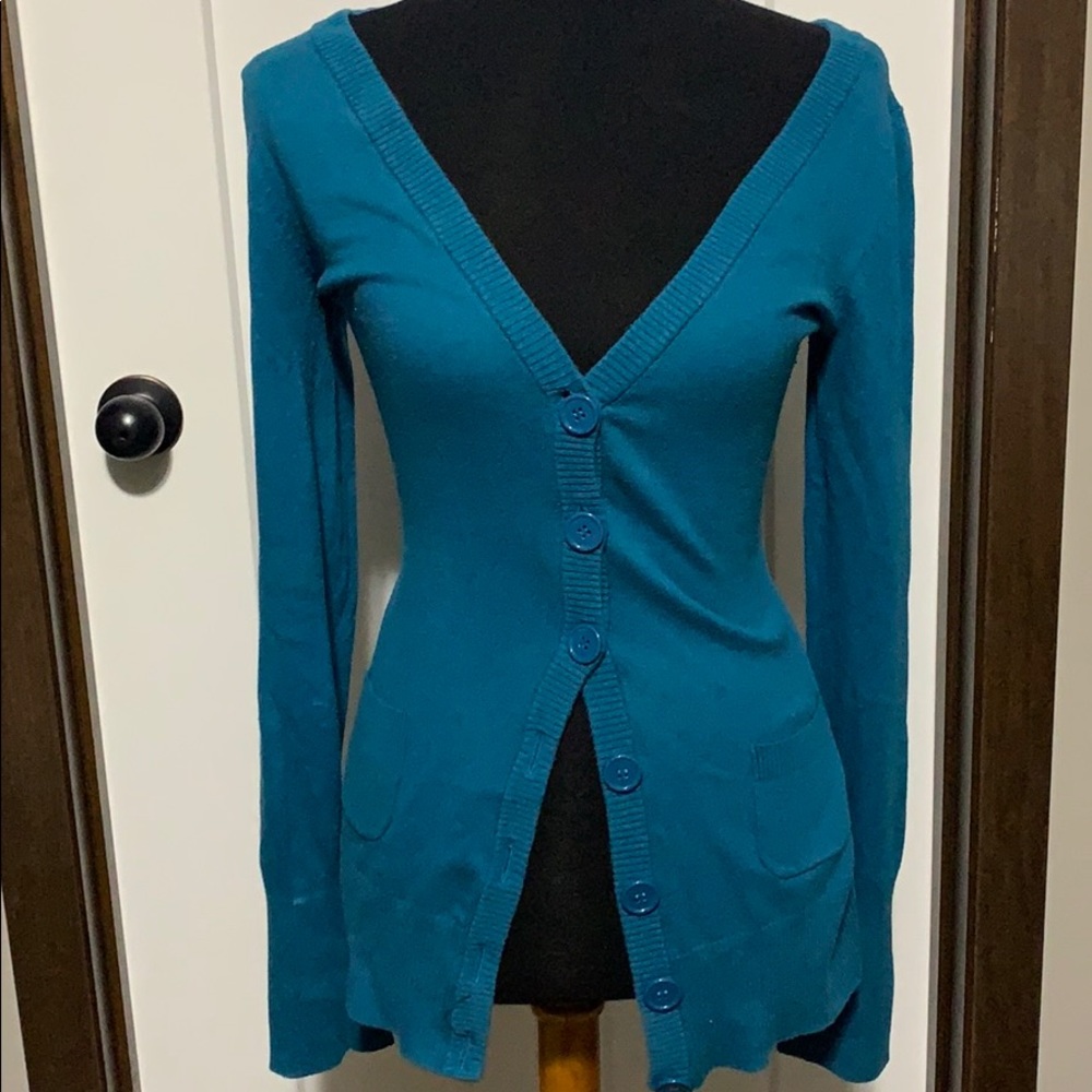 Takeout Blue Cardigan